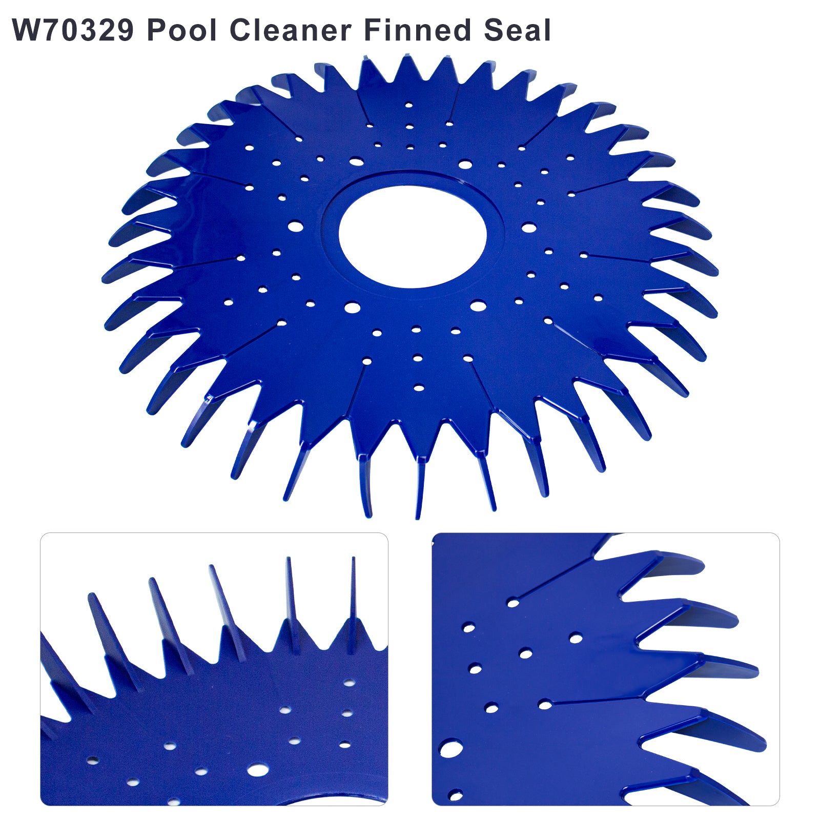 S-Union W70329 Finned Seal/Disc/Skirt & W69698 Pool Cleaner Diaphragm & W70327 Foot Pad Pool Cleaner Replacement Parts for Zodiac Baracuda G2, G3, G4, Alpha 2, 3